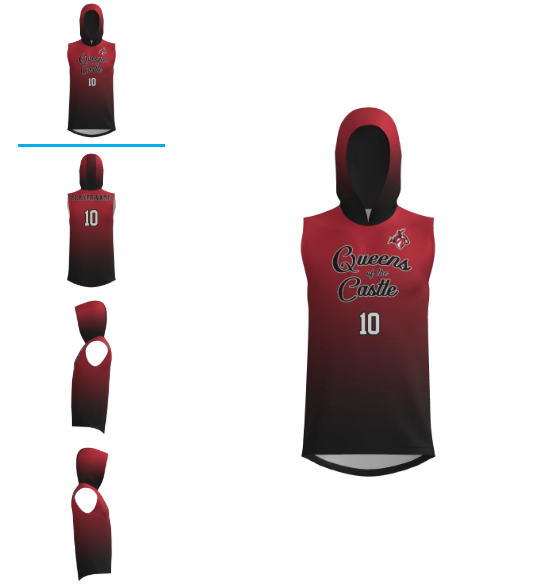 Custom Sleeveless Hooded Shirt