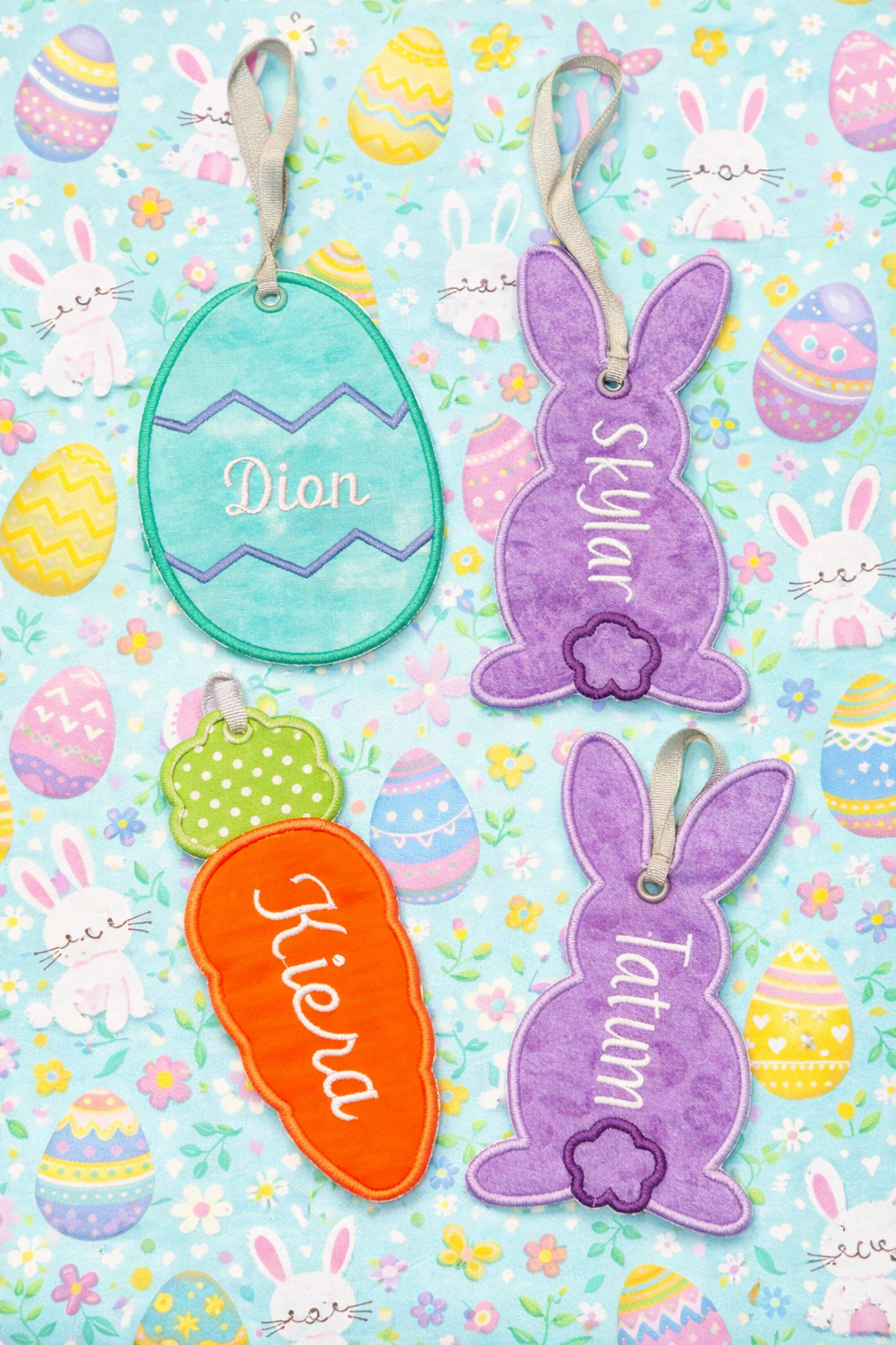 PERSONALIZED EASTER BASKET TAGS