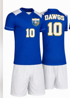 Soccer Uniform and Fan Shirt
